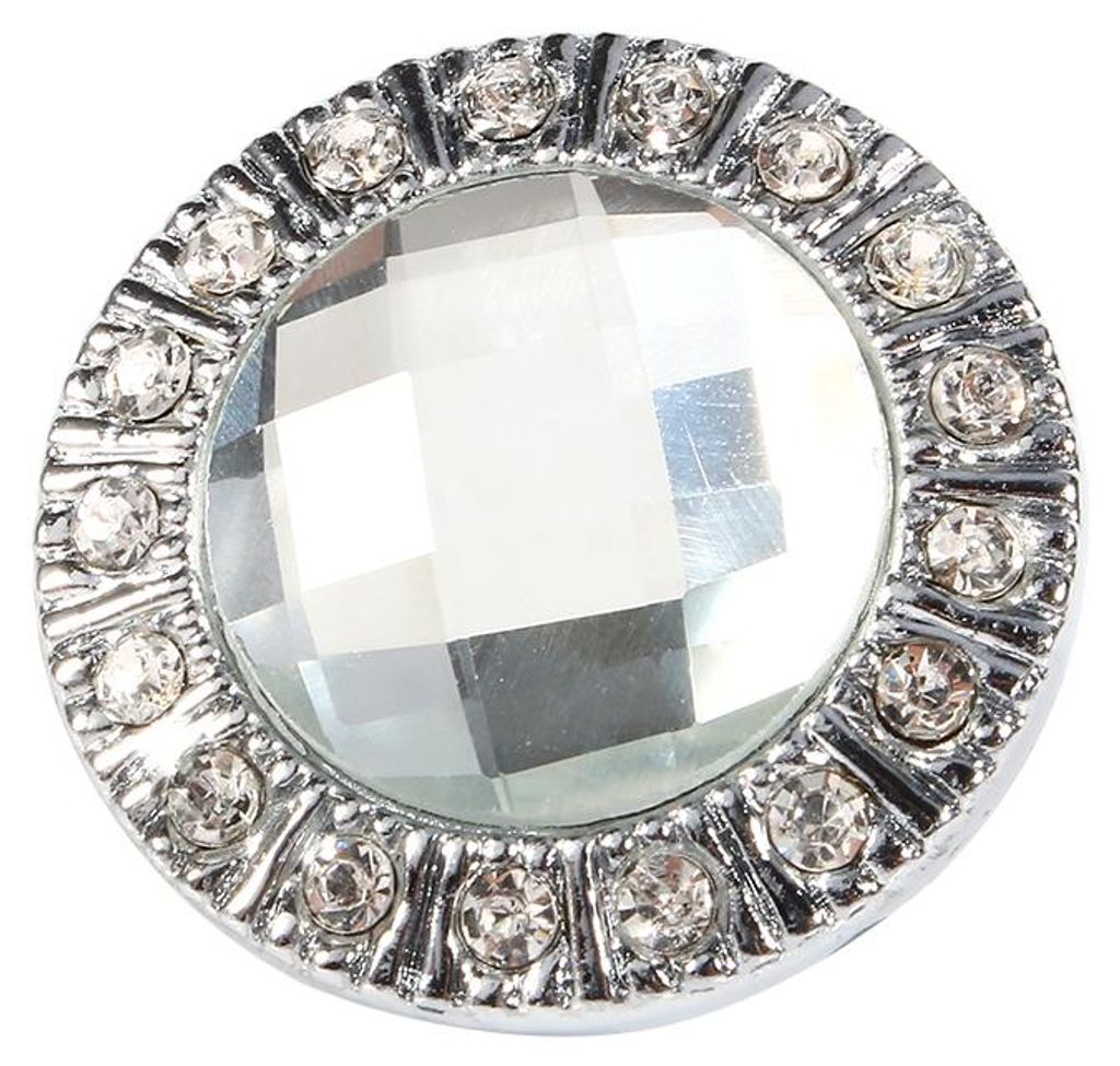 10 Stück durchsichtige Diamant-Kristallglas-Knöpfe für Kleiderschränke, Schränke und Schubladen