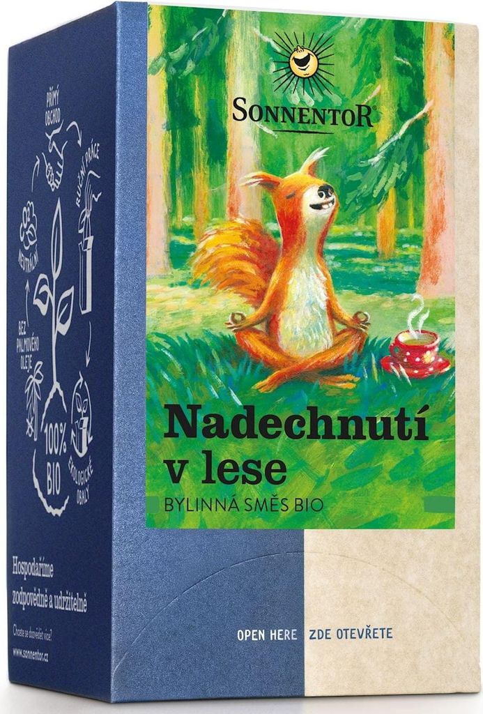 HERBATKA ZIOŁOWA GŁĘBOKI ODDECH W LESIE (DEEP BREATHING IN THE FOREST) BIO (18 x 1,2 g) 21,6 g - SONNENTOR