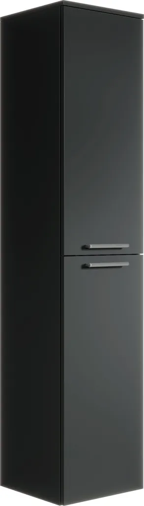 Colonna Bagno Sospesa Venus Nero Opaco 30x160 - Design Salvaspazio