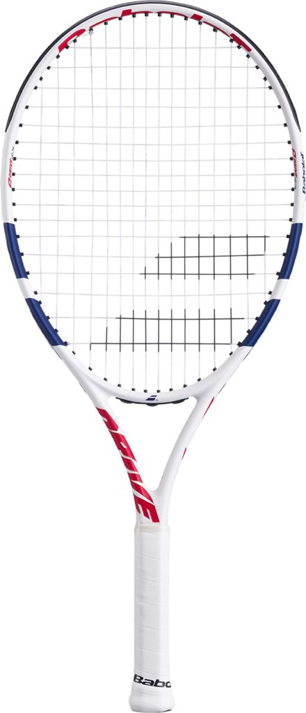 BABOLAT DRIVE JR 24 WHITE NC Blanc / Bleu Image du produit 