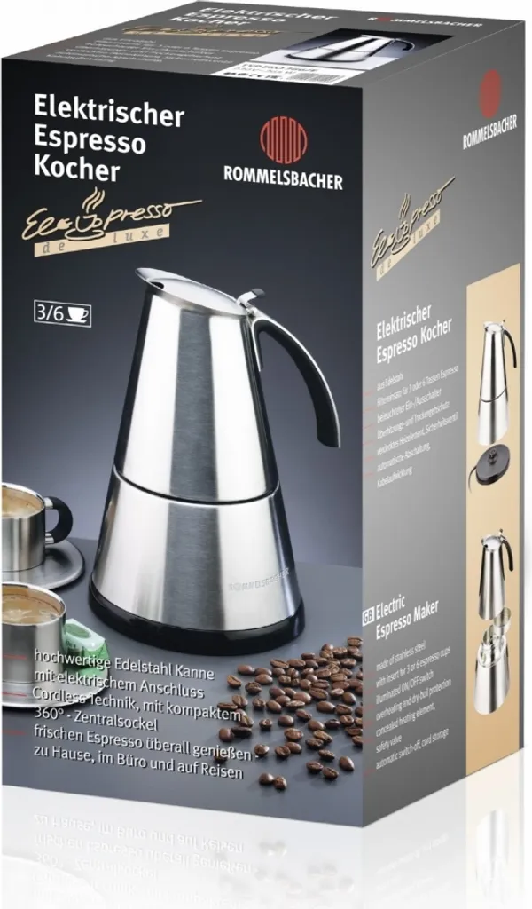 Cafetière expresso compacte Mini EKO 364/E argentée avec pression 15 bars - 14
