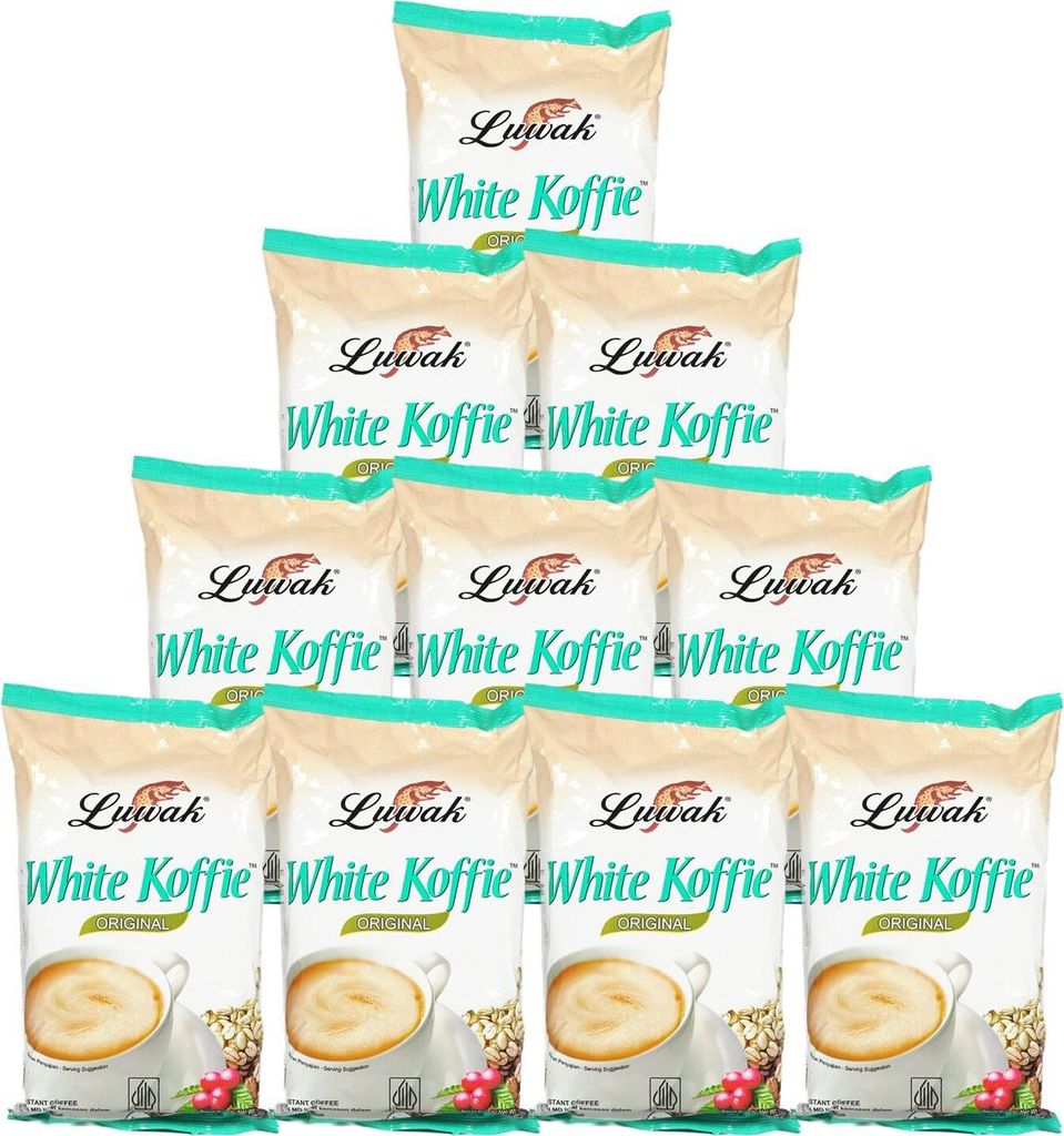 Luwak White KoffieMix 3in1 Instant Kaffee 10x200g