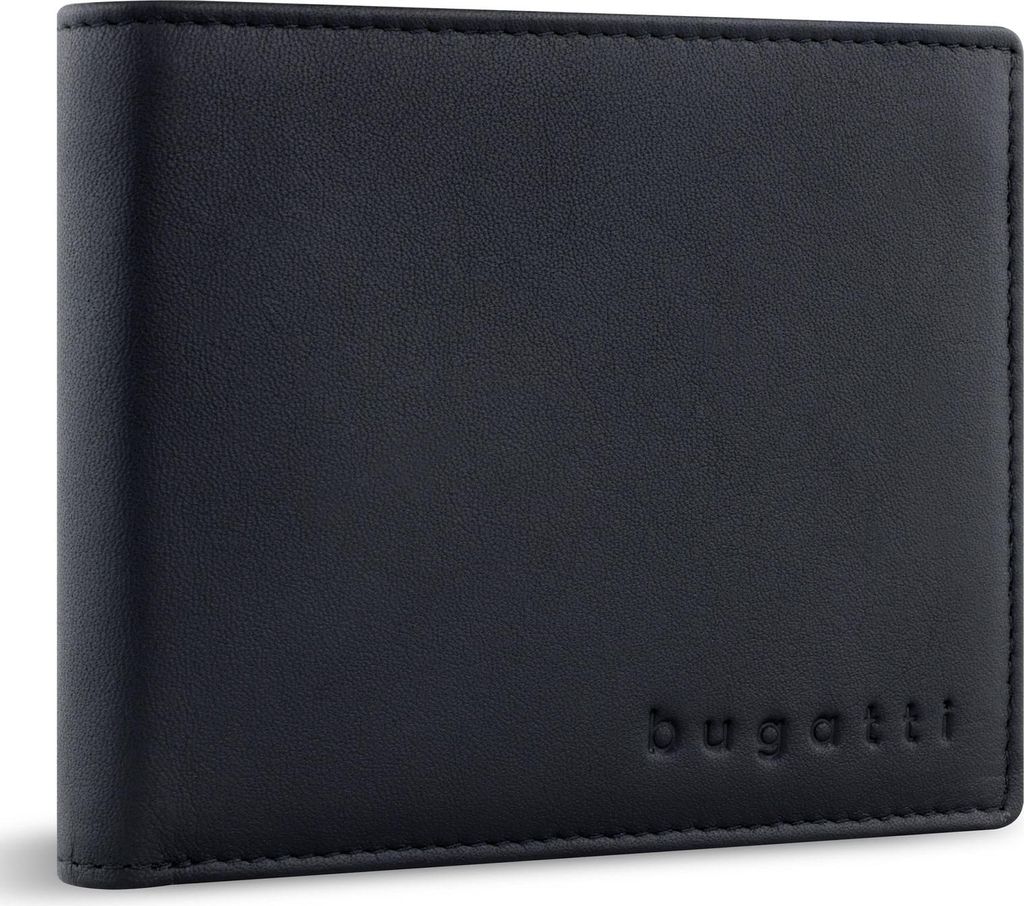 bugatti Leder Geldbörse Lima RFID Wallet With Flap Black Produktbild 