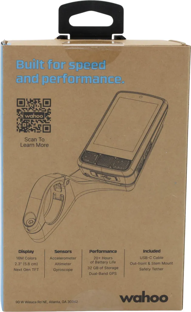 Compteur GPS Vélo Wahoo Elemnt Bolt V3 Transparent : Navigation Précise