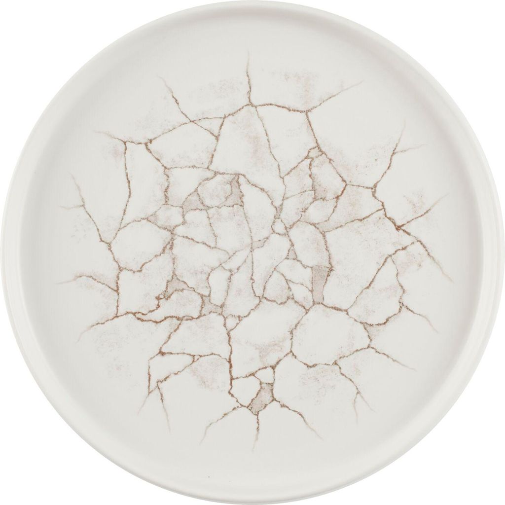 Churchill Studio Prints Kintsugi-Teller mit Achatwänden, Grau, 260 mm (6 Stück)