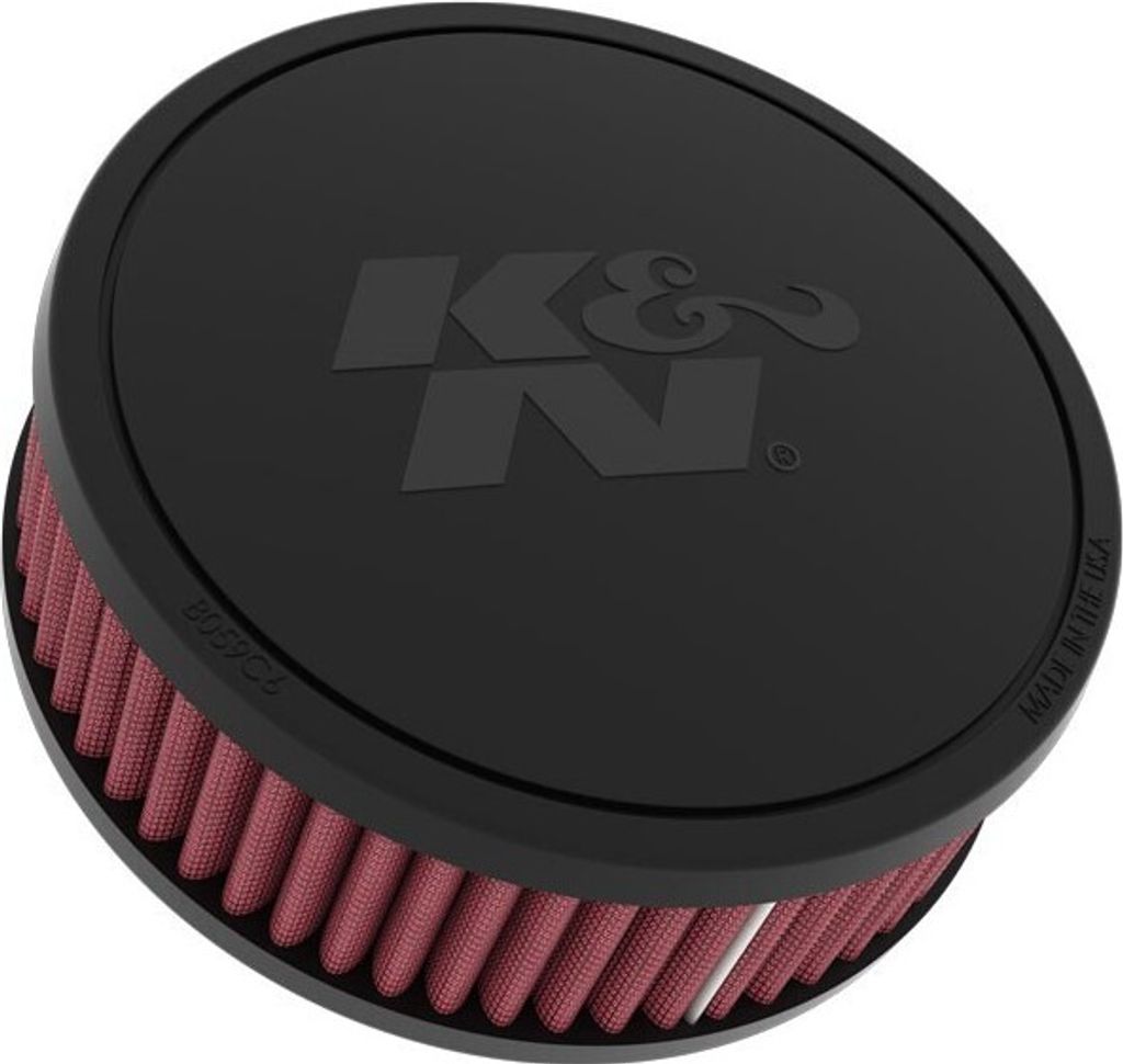 K&N Filters RU-045V Rund Sportluftfilter 114mm Höhe Ø52mm Produktbild 