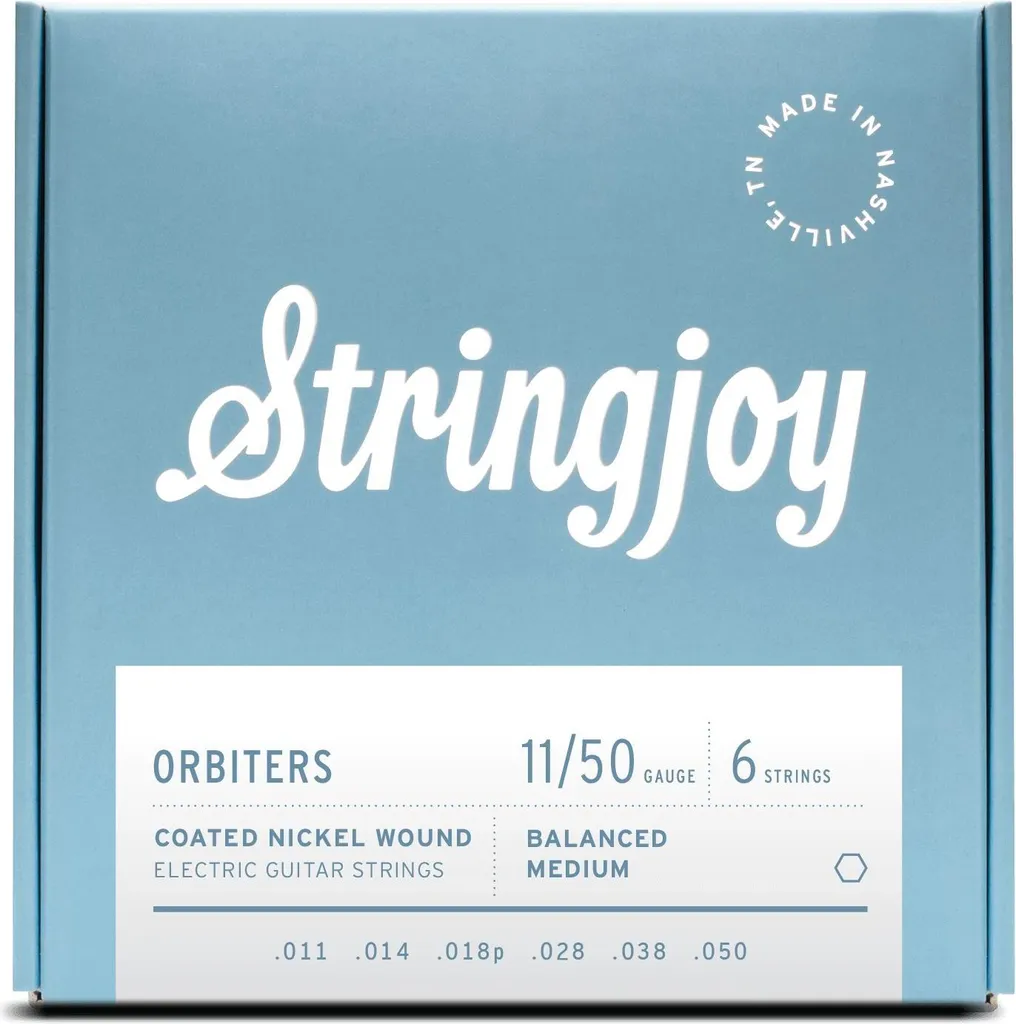 Cordes pour Guitare Électrique Stringjoy Orbiters 11-50 Nickel Steel