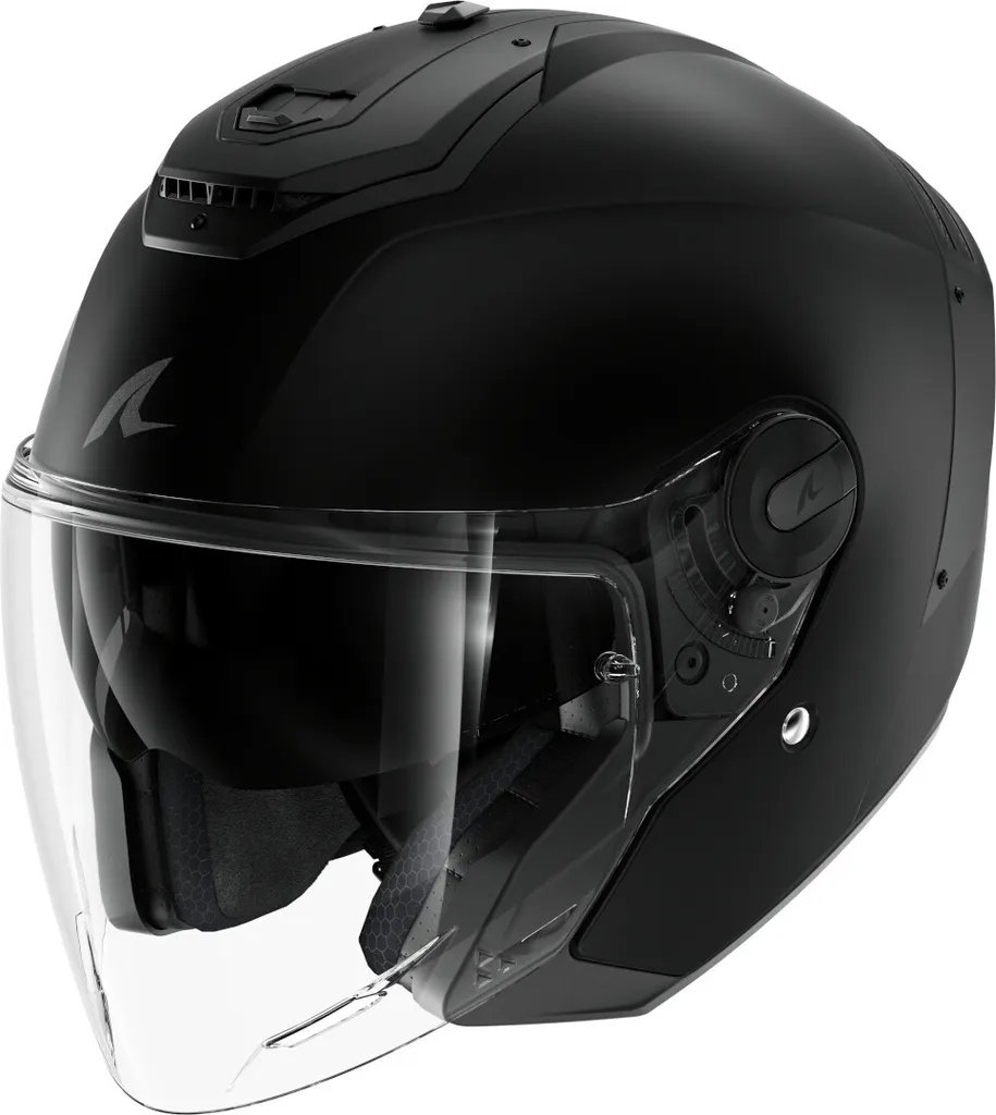 Shark RS Jet Casque Jet Anti-Buée et Confortable Noir Mat 57/58 Taille M