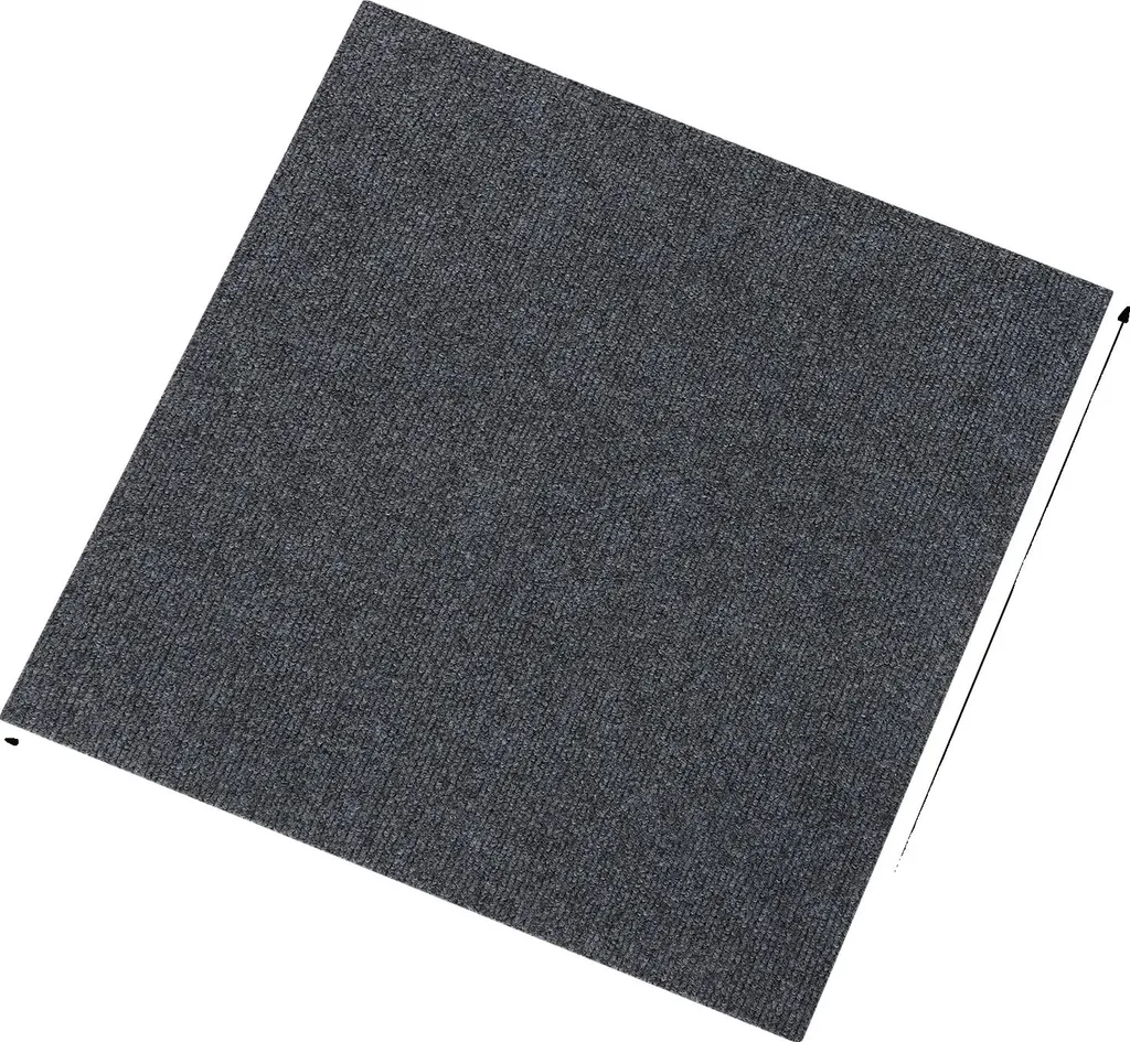 Tapis Antidérapant Gris Amovible - Technologie Fixation Sans Colle 80x50cm
