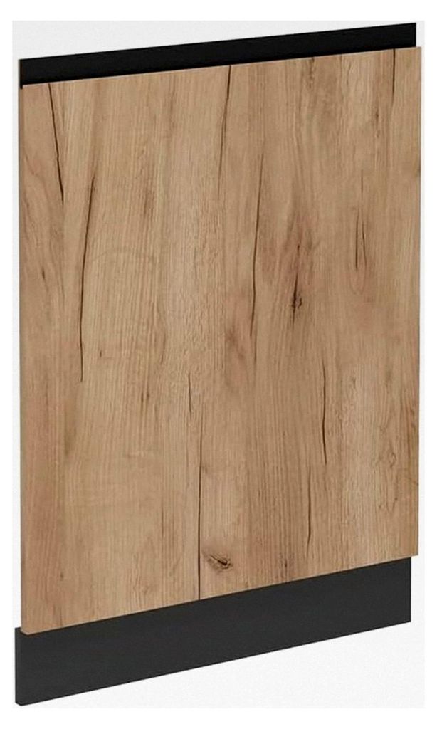 Geschirrspülblende R-Line, Goldkraft Eiche, 60 cm ohne Arbeitsplatte