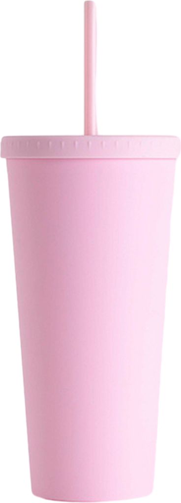 720 ml Kaffeebecher mit Deckel und Strohhalm, doppelwandiger Vakuum-Reisekaffeebecher, breite Öffnung, auslaufsicher, wiederverwendbarer Wasserbecher