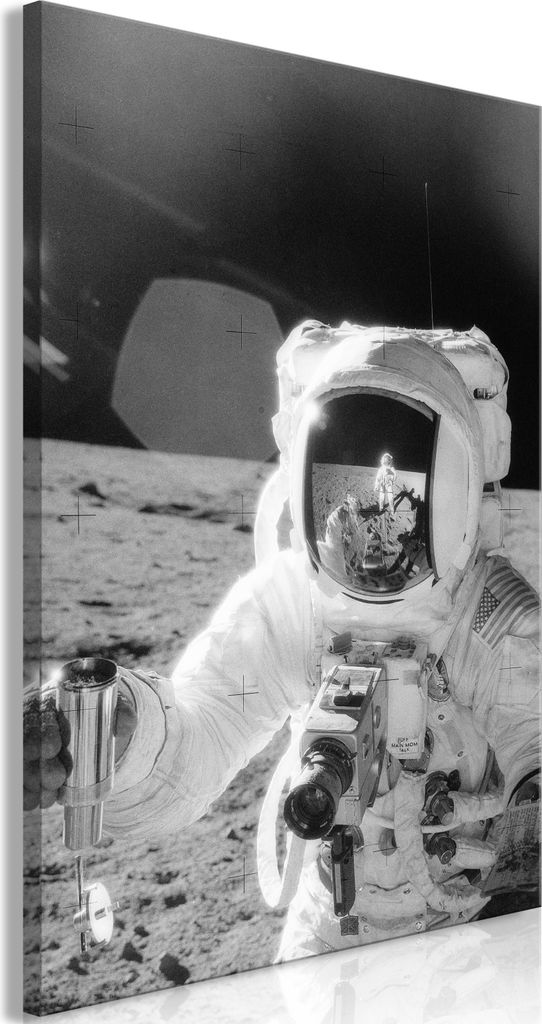 Italienischer Leinwand Leinwandbild - Profession of Astronaut (1 Part) Vertical 60x90 cm Menschen h-B-0117-b-a