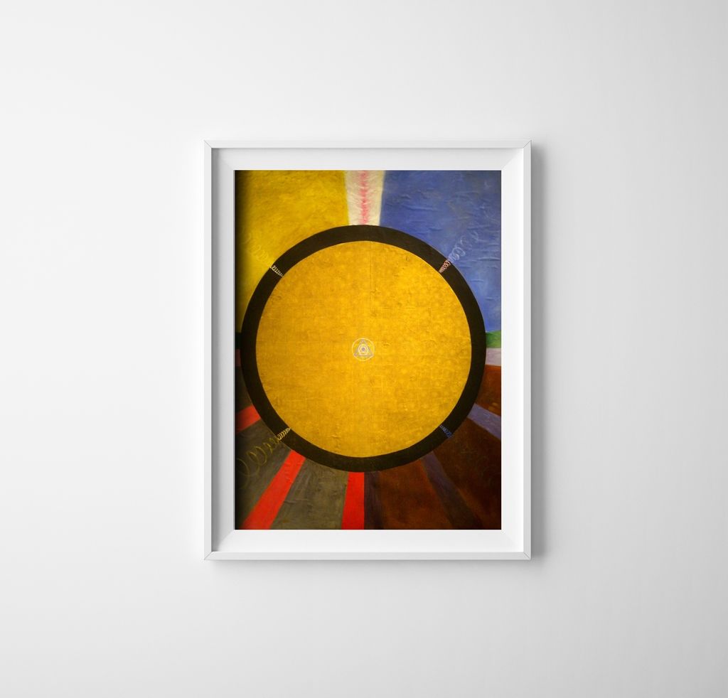 Poster - Canvas - Leinwand - 29,7 cm x 42 cm - Gruppe X No Hilma af Klint