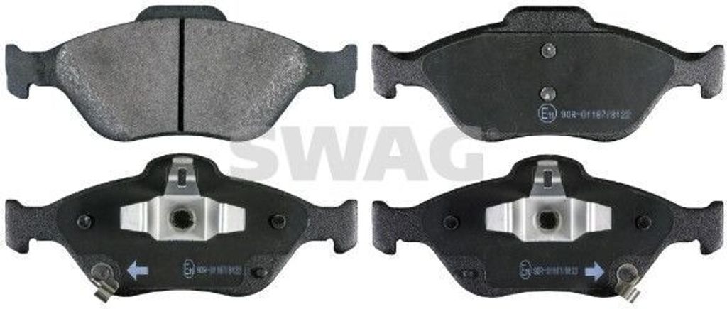 SWAG Bremsbeläge Satz Vorne Bremsklötze für TOYOTA Yaris Schrägheck (P13) 33 10 6452