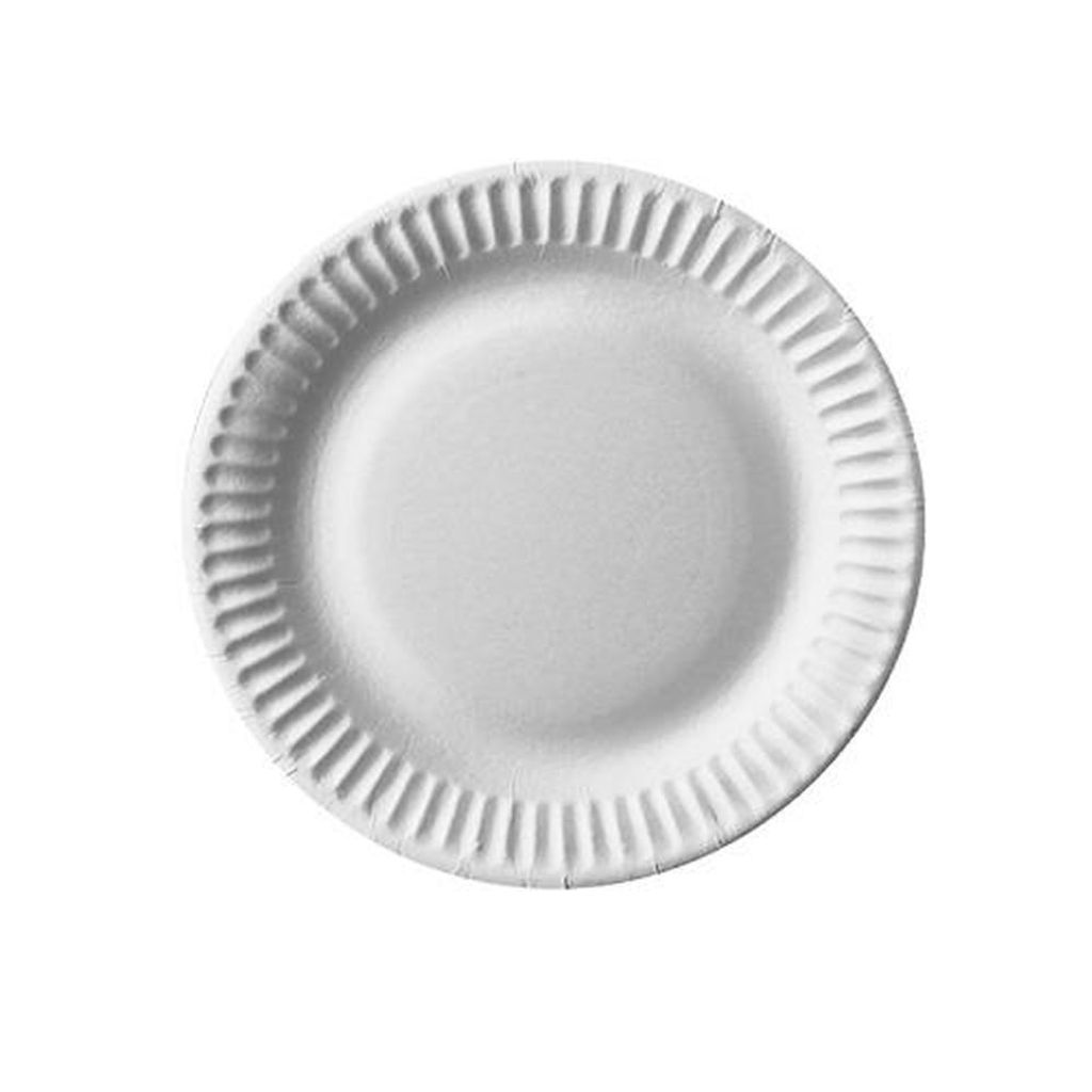 1000 Papstar Teller, Pappe pure rund Ø 15 cm weiss 11171 Produktbild 