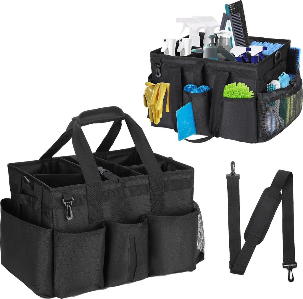 Multifunktionale Reinigungs Tasche mit Schulterriemen - tragbare Reinigungs Halterung - 1 Stück