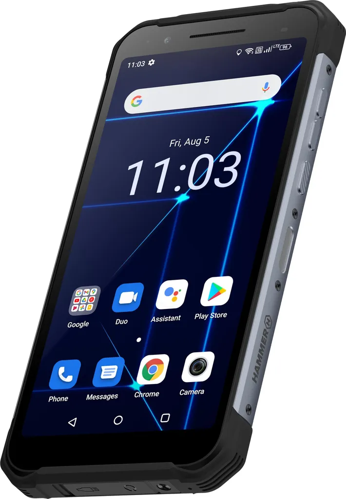 Smartphone Étanche MyPhone Hammer Construction Argent pour Extérieur