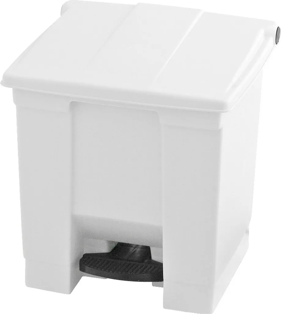 Poubelle Cuisine 30L Rubbermaid Blanche : Hygiène et Ouverture Mains Libres