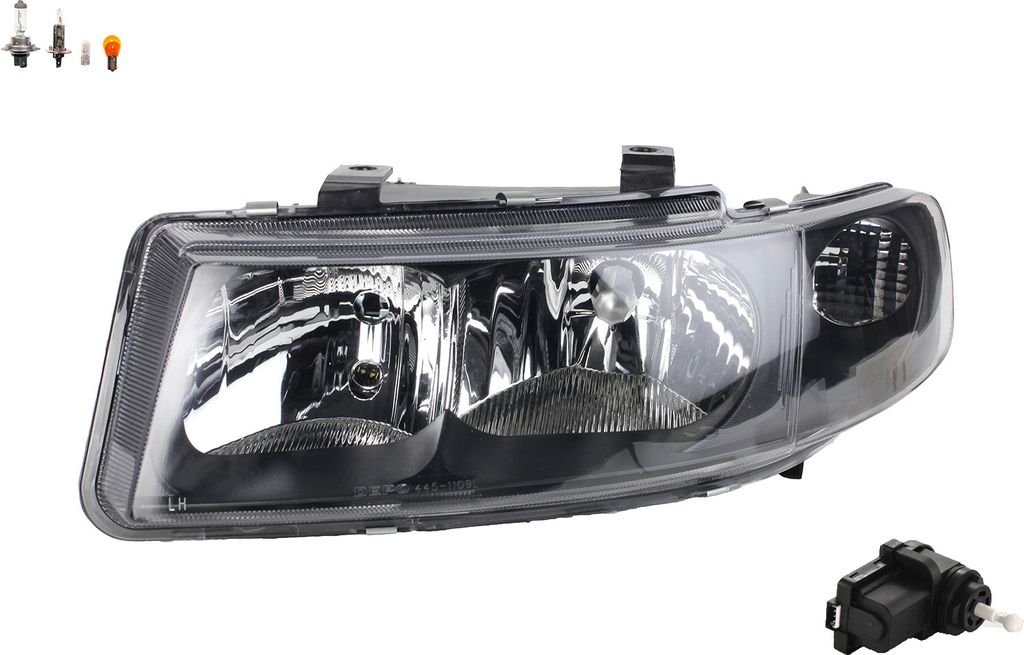 Scheinwerfer passend für Seat Toledo Leon 1M 99-06 LI Leuchtm. m. Stellmotor 1M1941015 1J0941295B 1J0941295F 9948336 1J0941295C 6X0941295 6X094 Johns