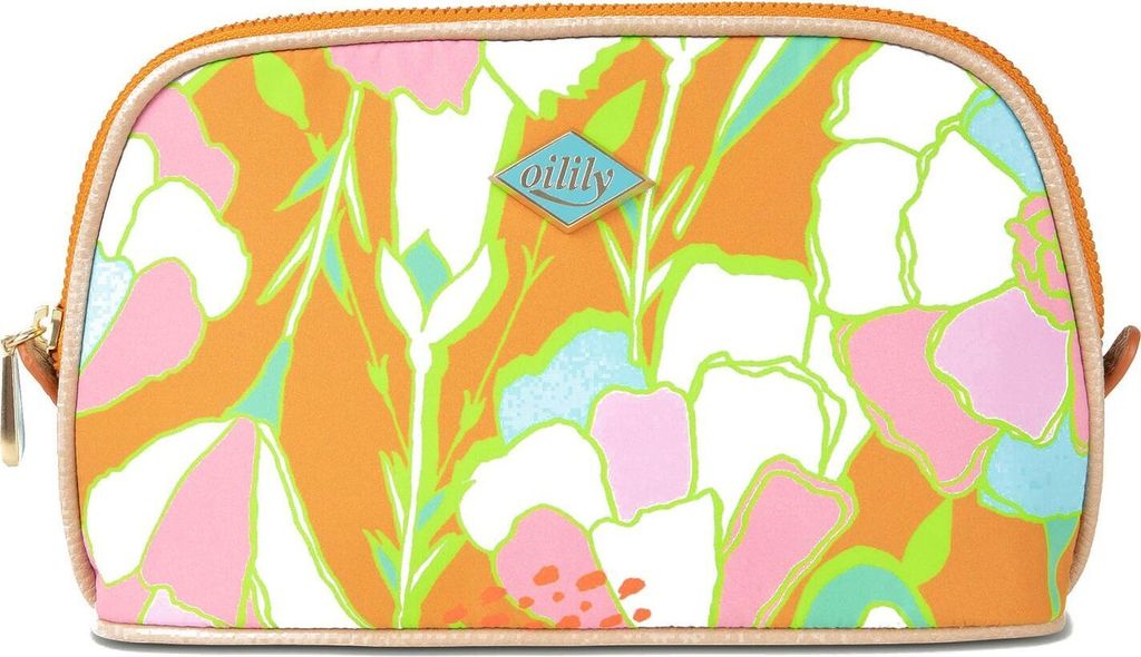 Oilily Kulturbeutel Colette Cosmetic Bag Carnation Sudan Brown bunt