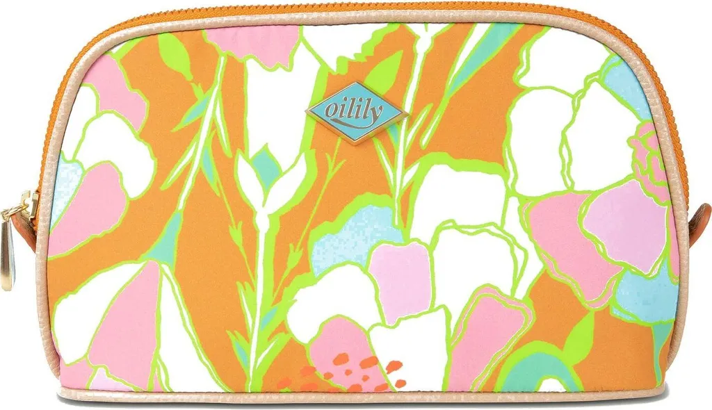 Beauty Case Oilily Colette Carnation Sudan Brown | Design Floreale