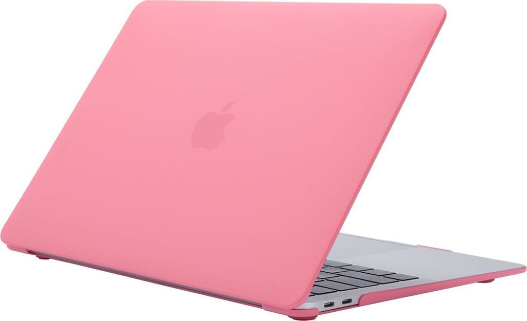 Mobigear Cream Matte MacBook Air 13 Zoll (2018-2020) Hardcase Hülle MacBook Case - Pink - Model A1932 / A2179 / A2337