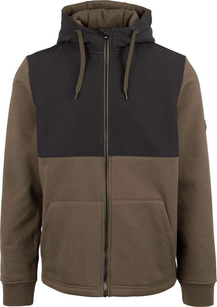 Trespass - "Critch" Hoodie mit durchgehendem Reißverschluss mit Kordelzug für Herren TP6278 (XL) (Dunkelrot)