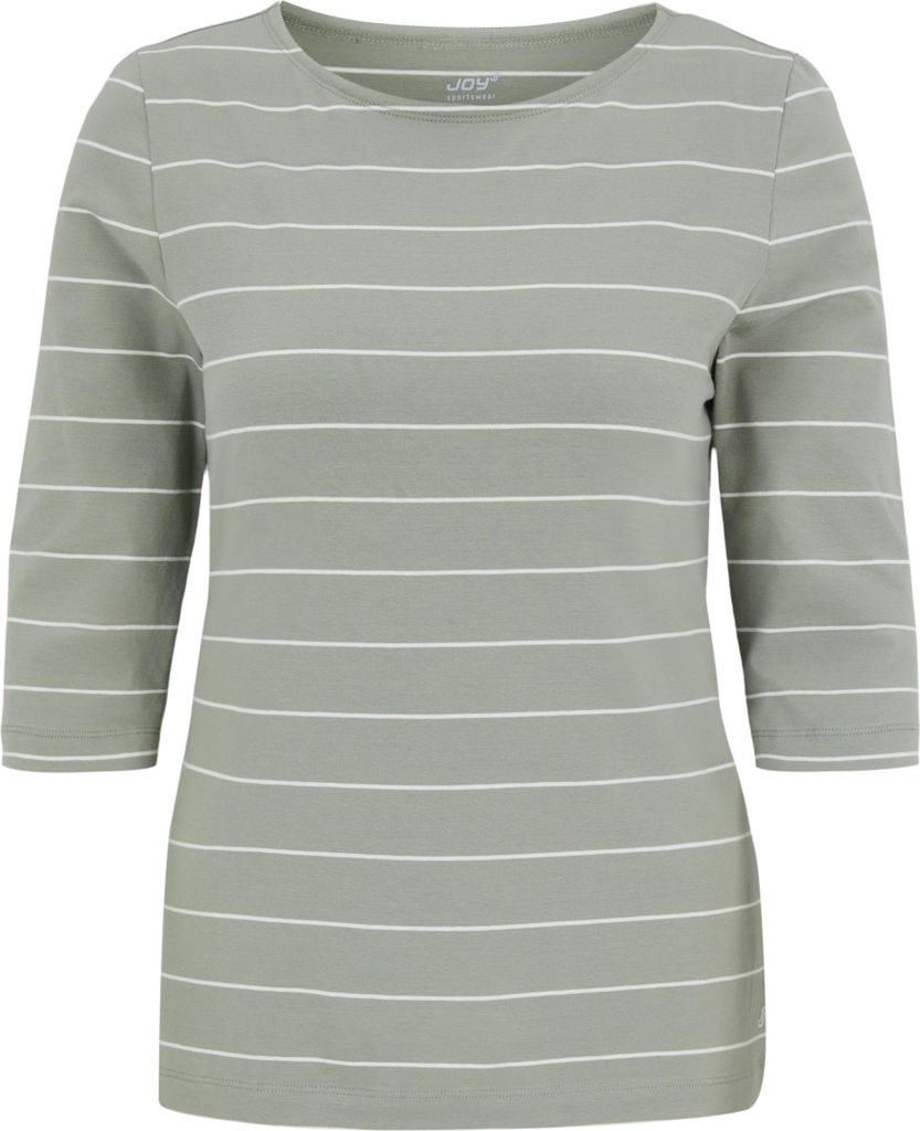 JOY LEA 3/4 Arm Shirt DRIED SAGE STRIPES DRIED SAGE STRIPES 40