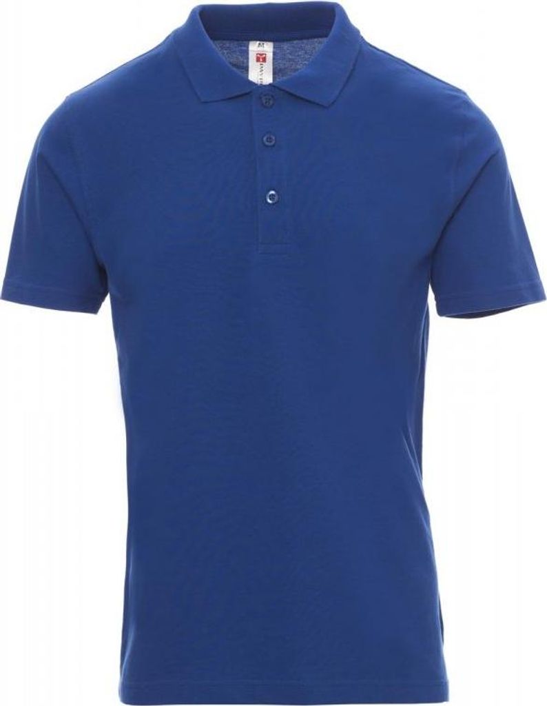 PAYPER Poloshirt ROME – Herren Kurzarm Piqué – 100% Baumwolle – 185g königsblau S