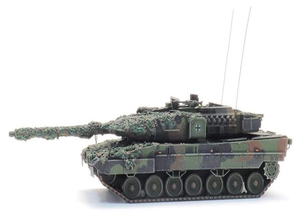 Artitec 6870671 - 1/87 / H0 Bundeswehr Leopard 2A7 Flecktarnung Gefechtsklar