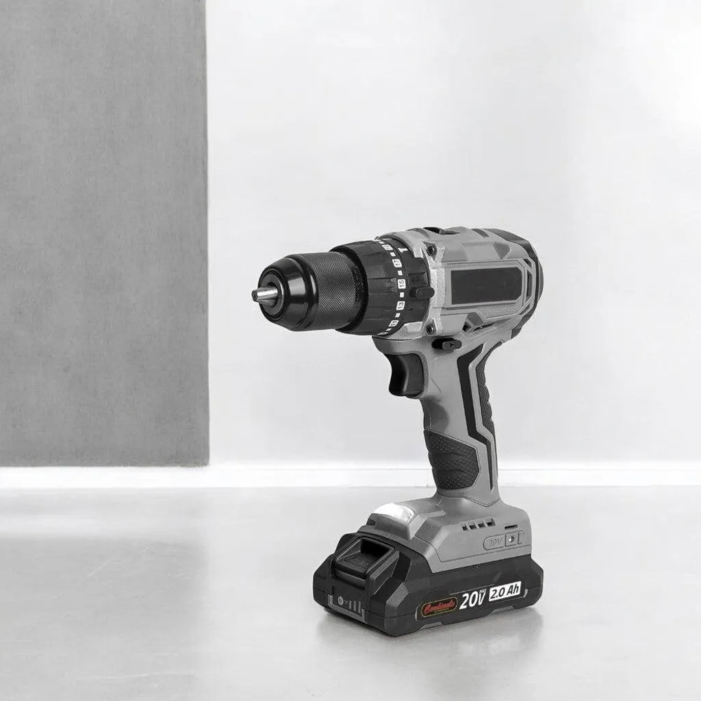 Perceuse-visseuse 20V à percussion puissante avec 2 batteries 4.0Ah - 2