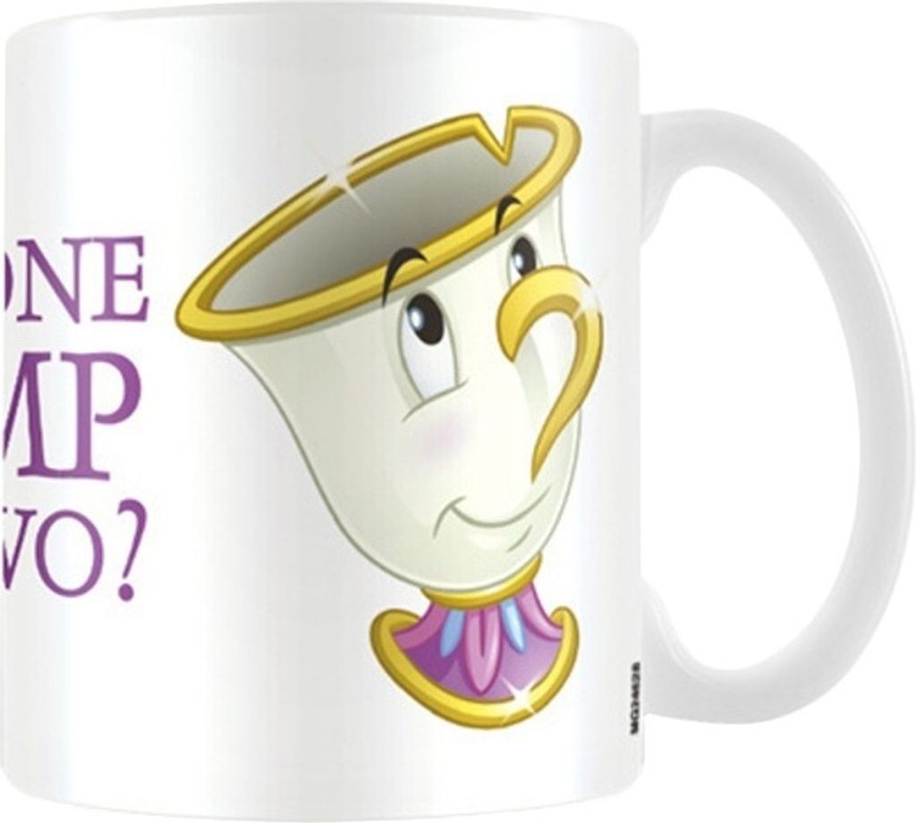 Beauty And The Beast - Kaffeebecher "One Lump Or Two?" PM1920 (Einheitsgröße) (Weiß)