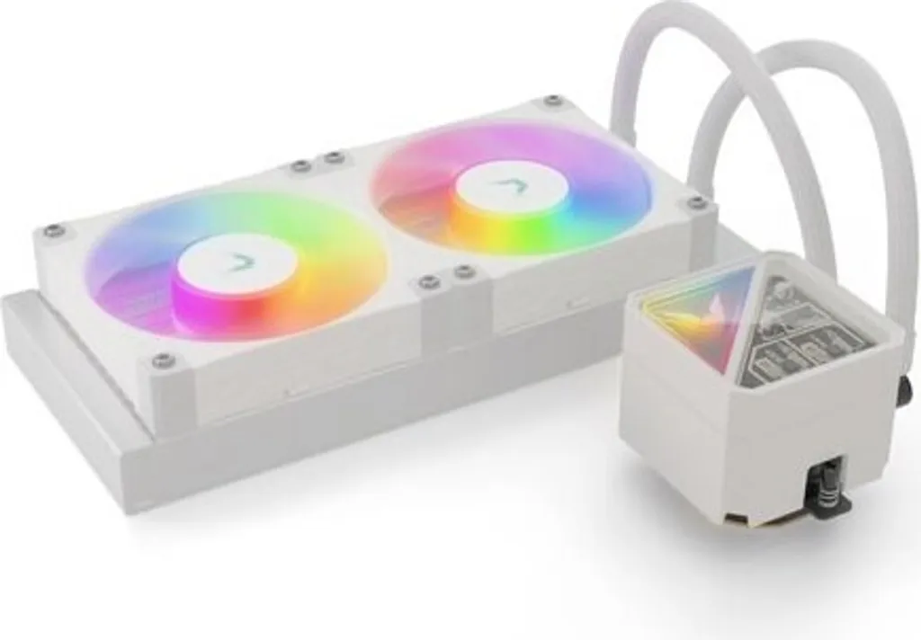 Valkyrie V240 Lite Bianco: Dissipatore a Liquido AIO 240mm ARGB