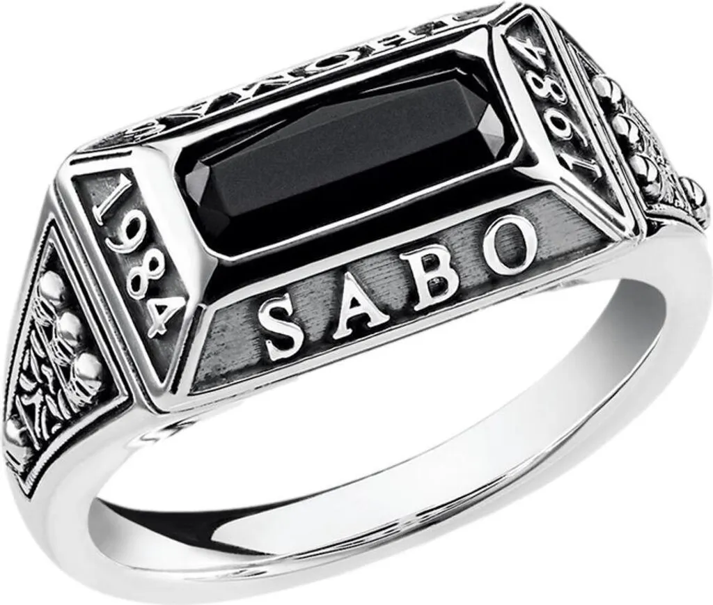 Thomas Sabo Bague Argent 925 Largeur 60 - Finition Unie Rebel at Heart