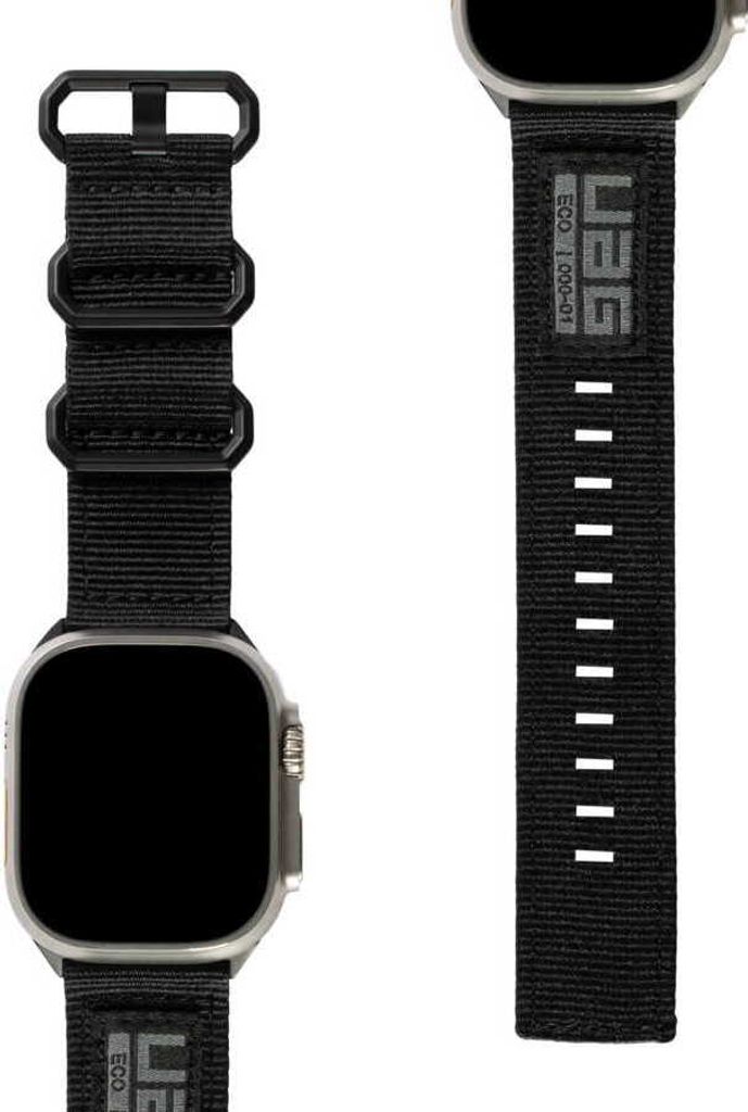UAG - Apple Watch Armband NATO Eco 45/44/42 (schwarz)