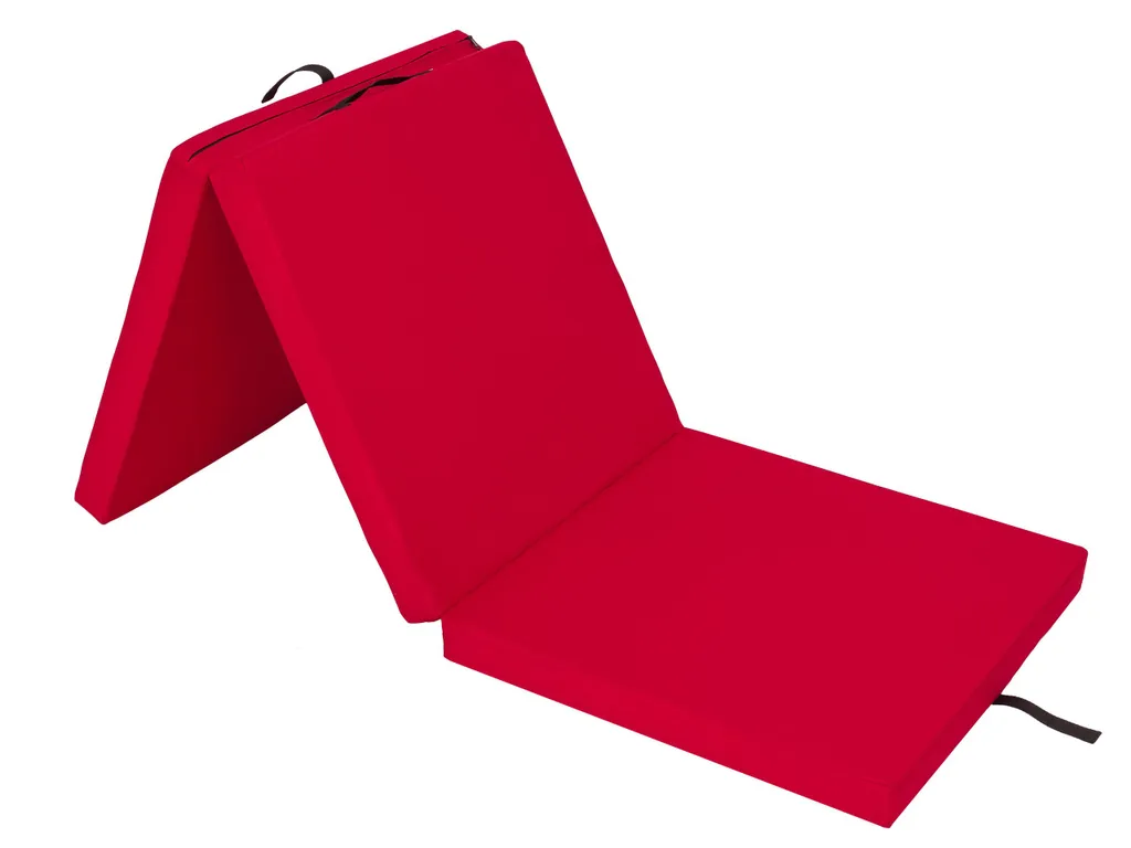 Materasso Pieghevole HobbyGarden Ben 180x65 cm Rosso - Tappetino Yoga