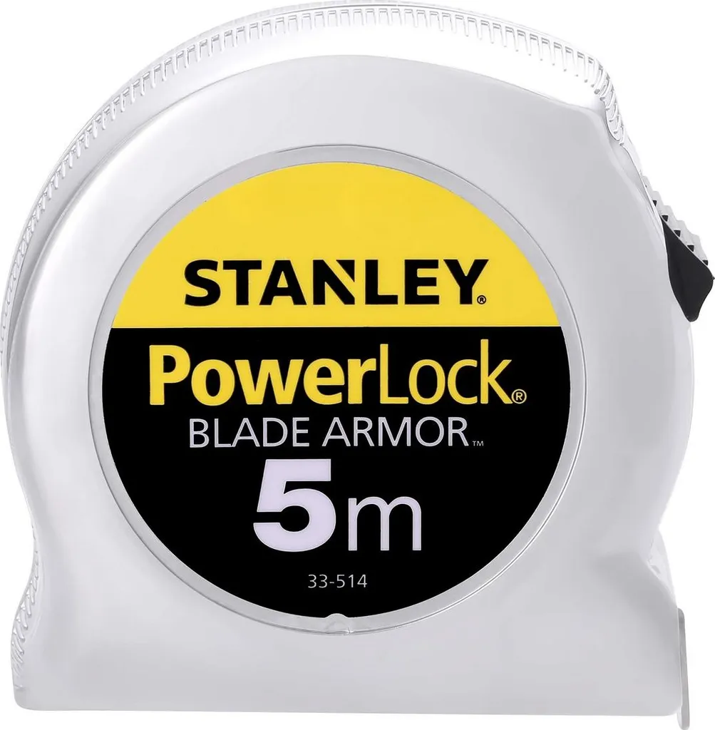 Flexomètre Stanley Powerlock Blade Armor - Ruban de mesure professionnel