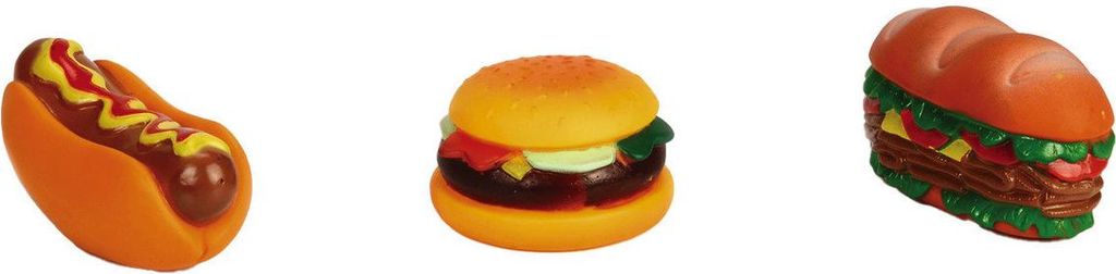 Beeztees Sandwich, Hamburger e Hotdog - Gioco per cani - Immagine del prodotto 