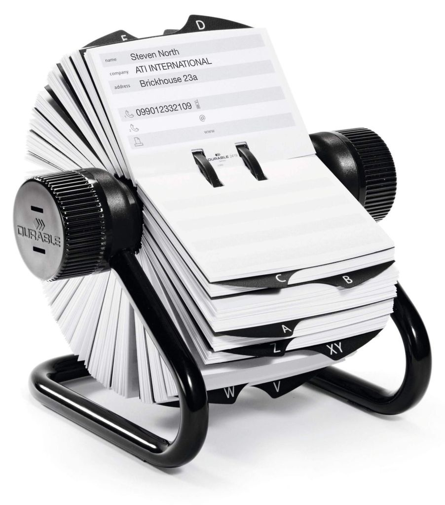 DURABLE Rotationskartei TELINDEX®, 248201 schwarz Produktbild 