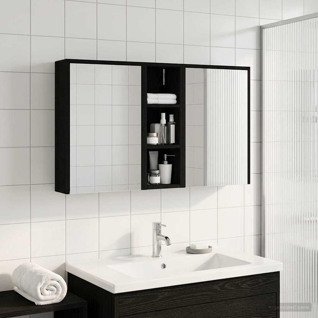 Maison Exclusive - Badezimmerschrank-Set 3 pcs 106 x 16 x 62,5 cm Holzwerkstoff