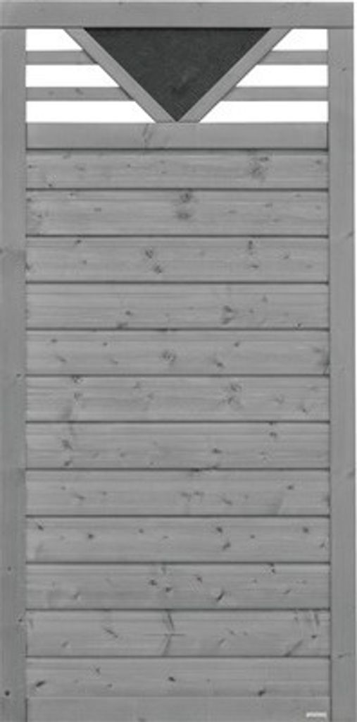 Zaun Teilelement Konsta Andria 90 x 180 cm hellgrau