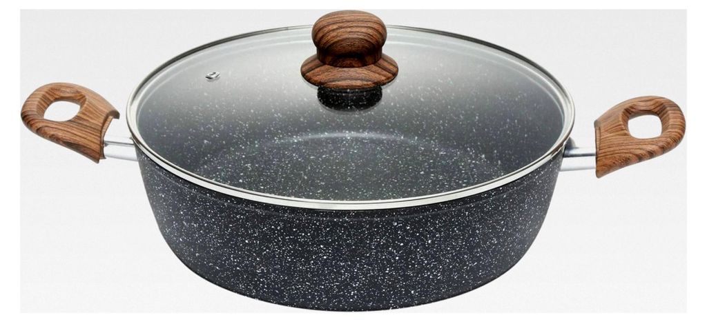 Schmorpfanne aus Aluminium, 2 Liter
