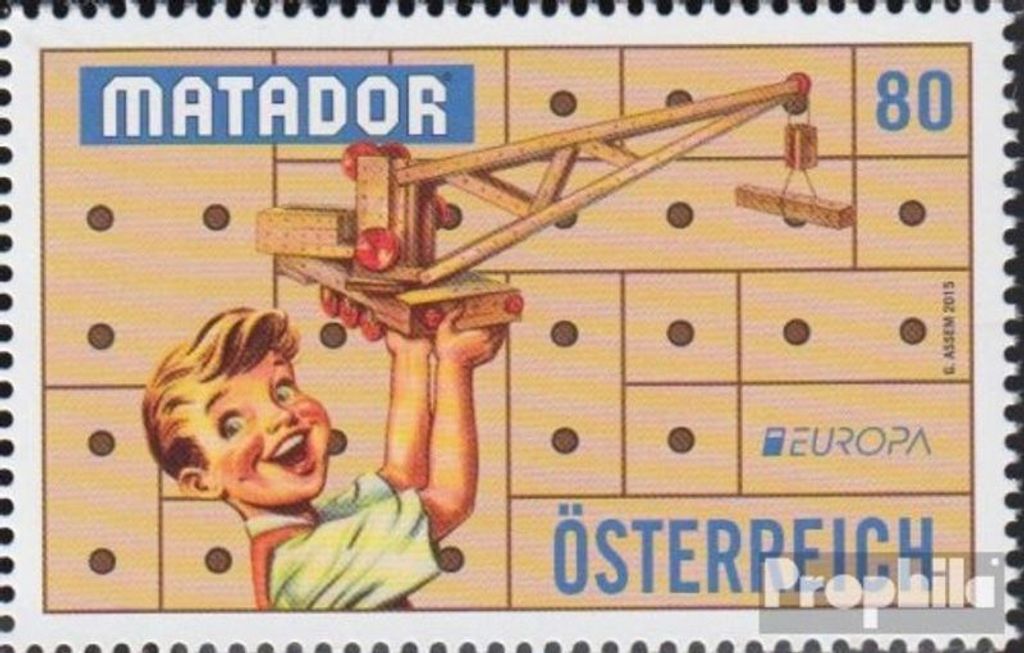 Briefmarken Österreich 2015 Mi 3214 (kompl.Ausg.) gestempelt Spielzeug