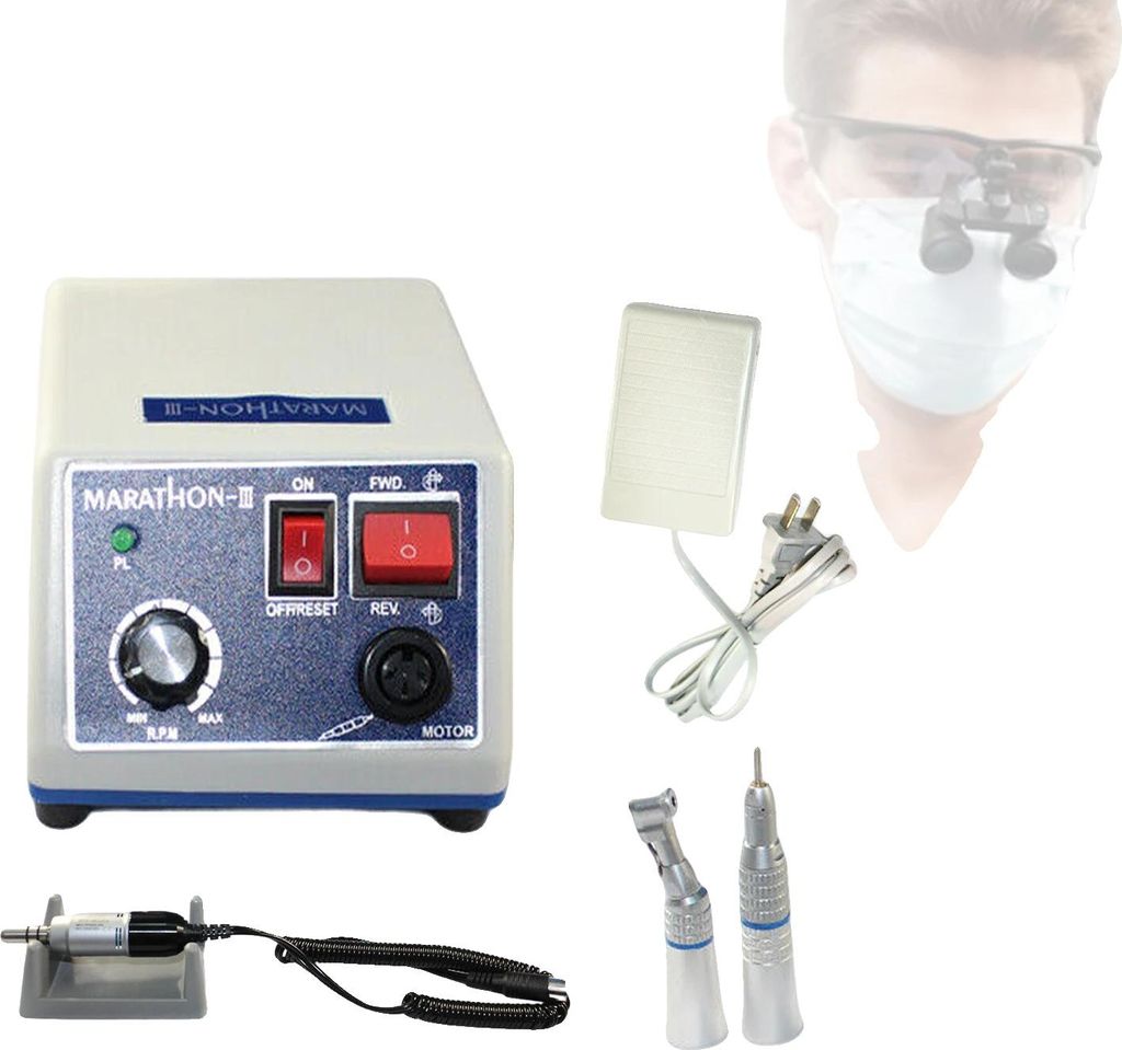 Mikromotor na leštění, 65 W, 0–35 000 ot./min, 220 V, Obrázek produktu 