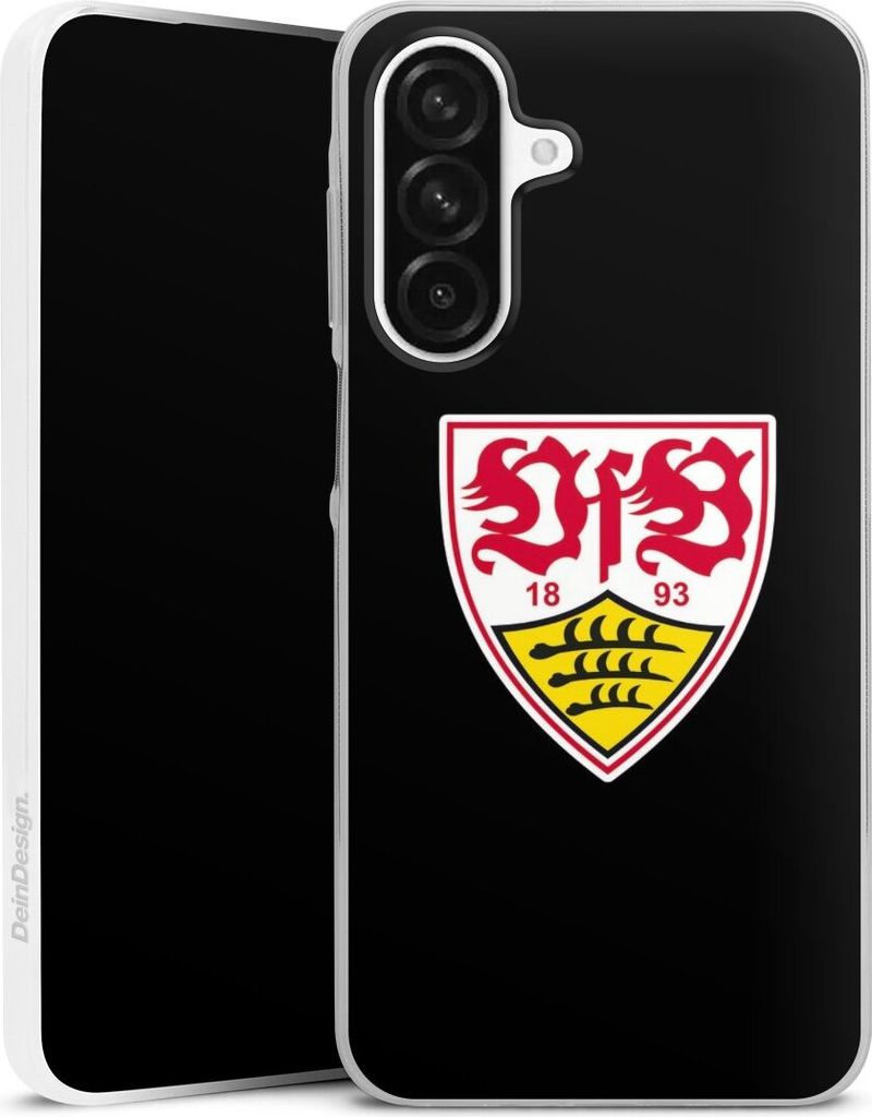 DeinDesign Slim Hülle für Samsung Galaxy A56 5G Silikon Case Ultra Dünn Handyhülle Offizielles Lizenzprodukt VfB Stuttgart Wappen