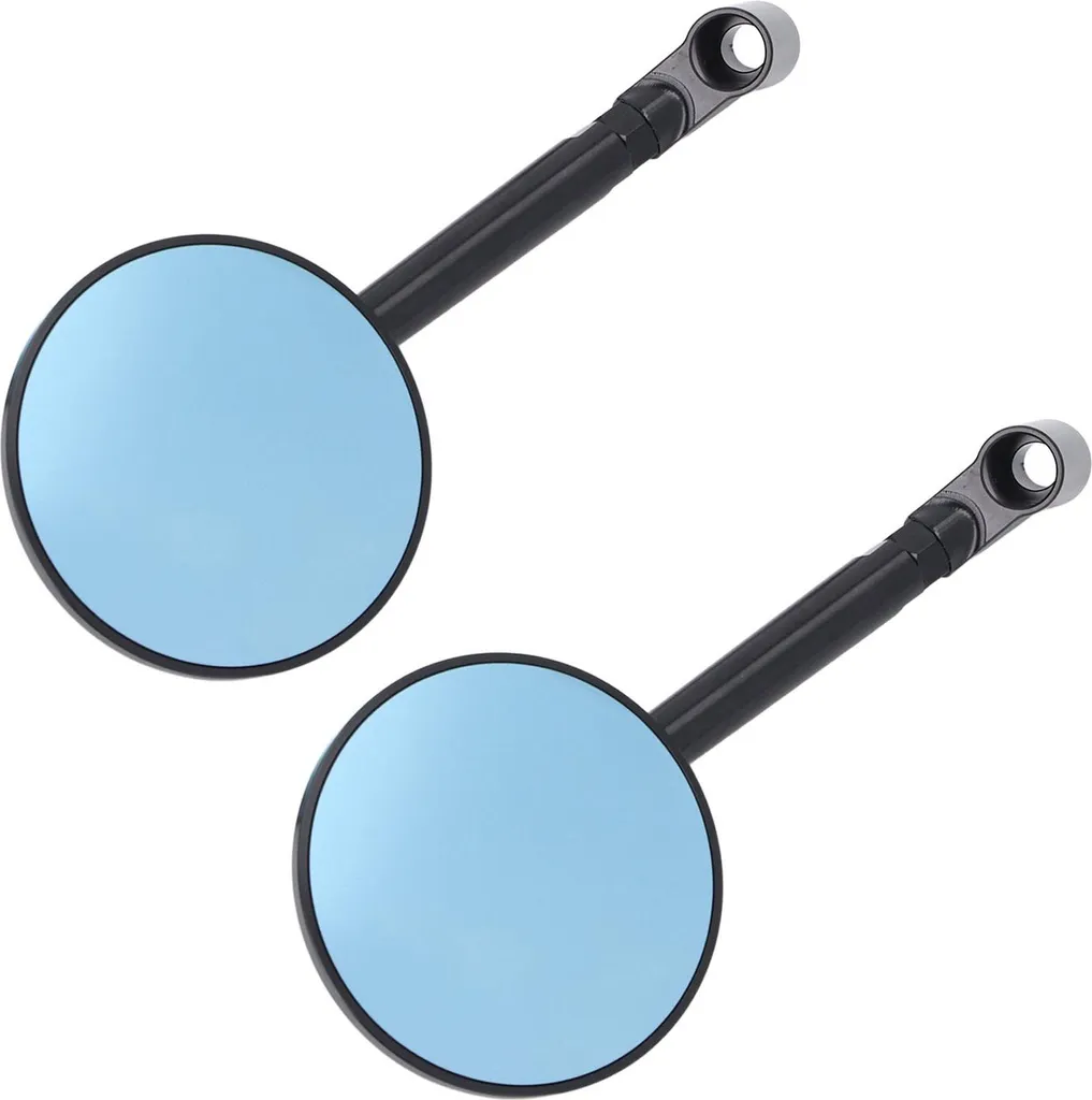 Rétroviseurs Moto pour Motoneige et Quad avec Miroir Bleu de 60mm Rétro