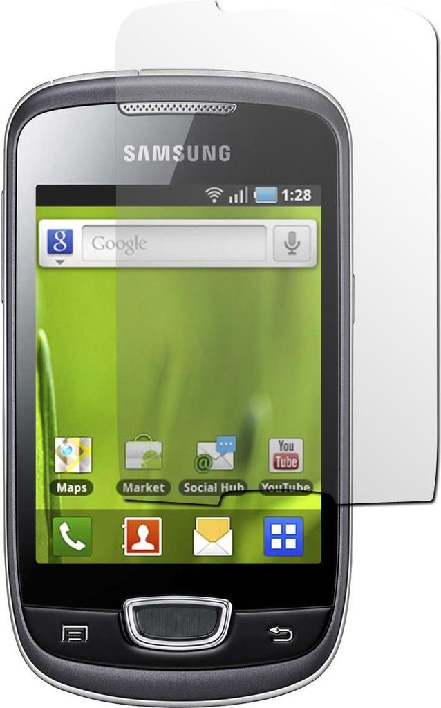 6er-Pack PhoneNatic Displayschutzfolien matt kompatibel mit Samsung Galaxy Mini