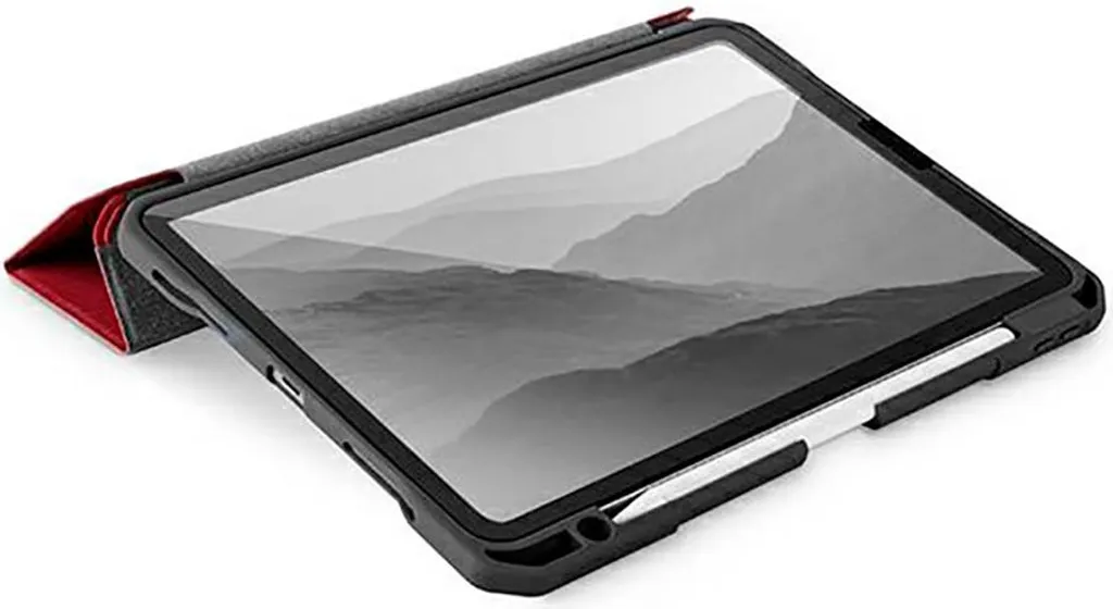 Custodia Uniq Trexa iPad Air 10.9 Rossa: Stile e Igiene Antimicrobica - 4