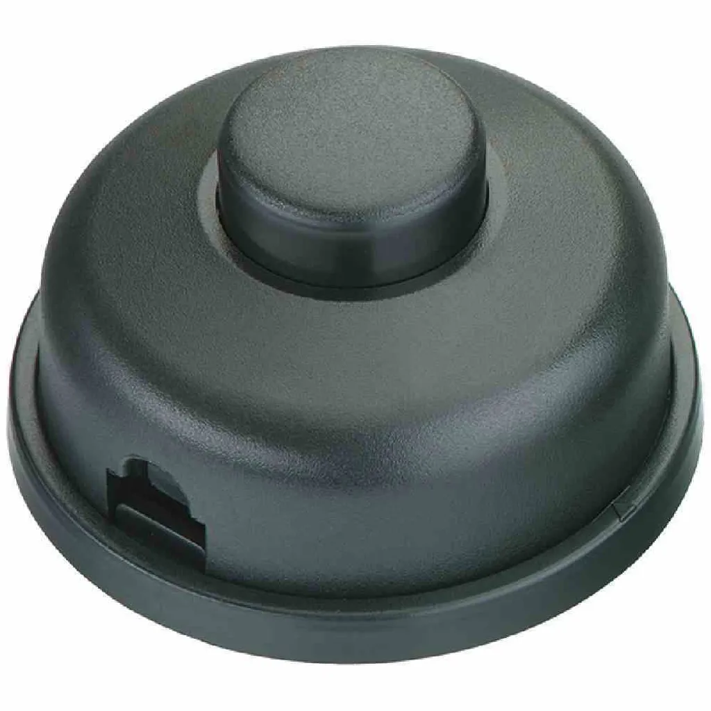 Interrupteur au pied noir Bachmann pour lampe à poser et lampadaire