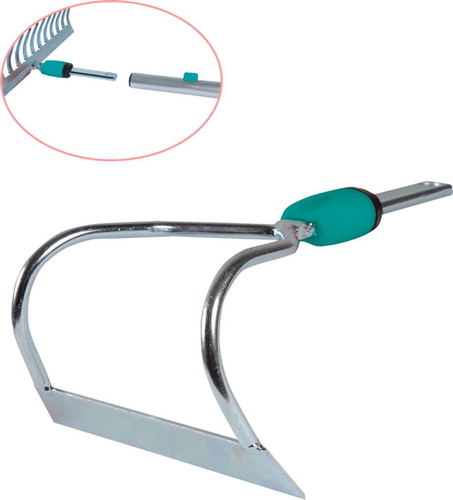 QUICKSYSTEM Ziehhacke 16cm Bügelziehhacke Gartenhacke Bügelhacke Unkraut Hacke